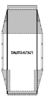 8' x 28' Mesh Auto Tarp with Reinforced Ends and Memory Flaps, replacement for K-PAC TA71 #44-179