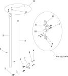 1118536 Shur-Co (OEM) Fixed Tube Stop Hdw