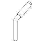 1119233 Shur-Co (OEM) X-Wide Bow Shank - 12 Rise - 99 to 109-1/2