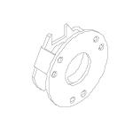1121041 Shur-Co (OEM) Roll Tube End Cap - Front