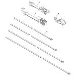 1121405 Shur-Co (OEM) Ridge Strap Kit w/Hook - 1 x 18'