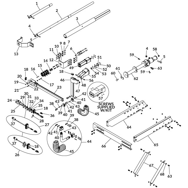 1125154 Shur-Co (OEM) Flex Arm Joint Kit - 4500 HD