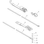 1128794 Shur-Co (OEM) Stainless Ridge Strap Kit w/Anchor - 1 x 53'