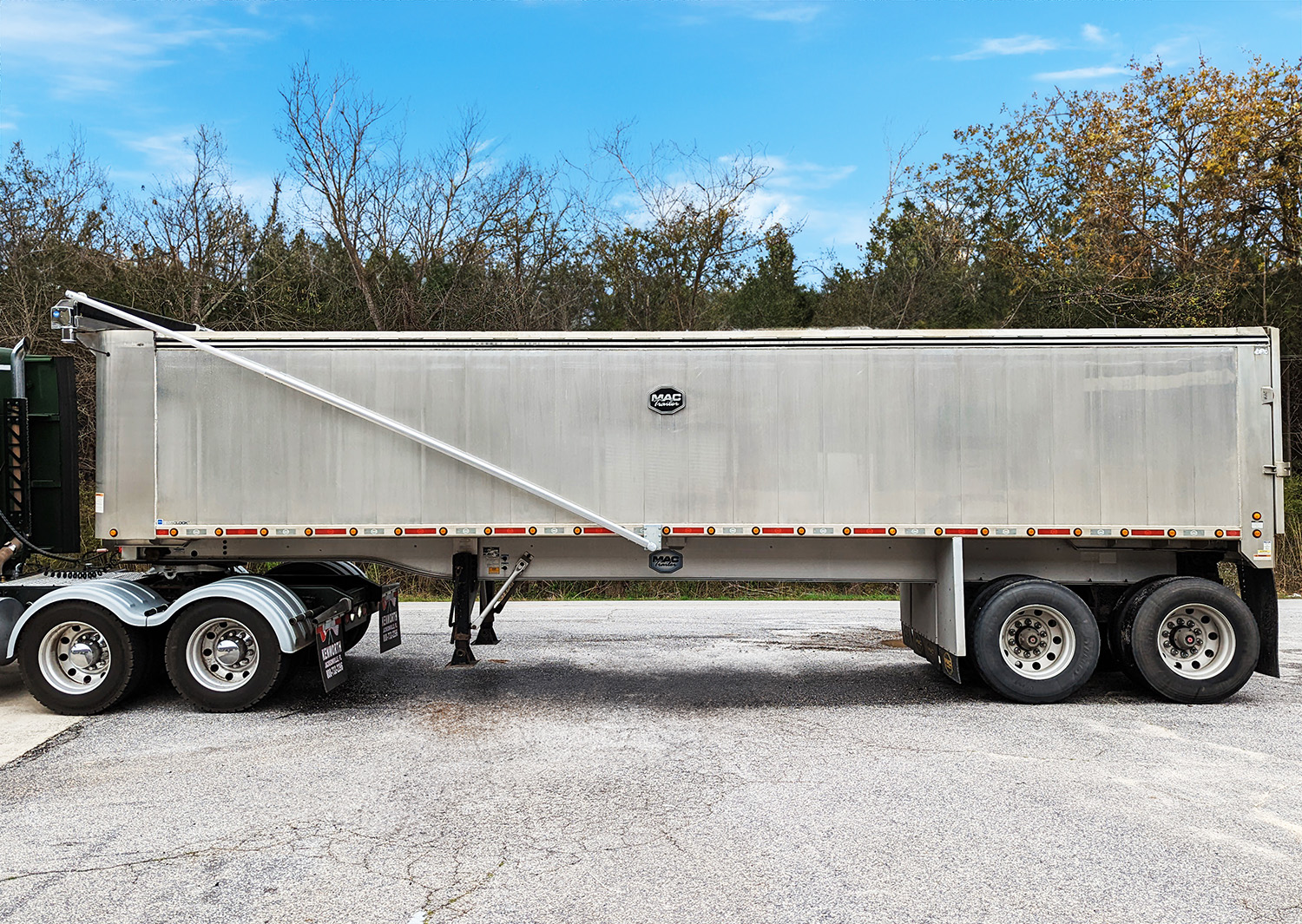 Dump Trailer Tarp System | Electric Underbody Aluminum Flip Tarp for Trailers 28' - 38'