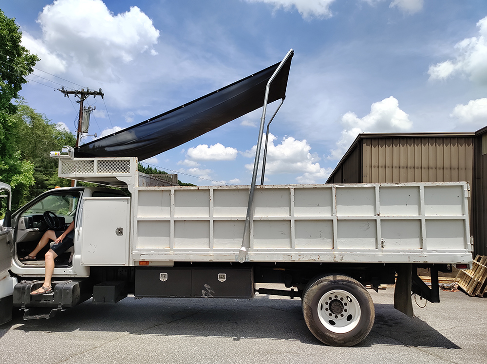 Mountain K12CSET Electric Telescoping Side-Mount Tarp System (Up to 22')
