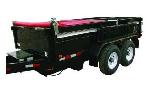 Manual Crank Landscape Trailer Tarp Kit - Mountain LS400 Hand Crank Tarp System with Pull Bar and Ramps