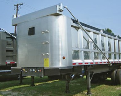 Electric Dump Trailer Tarp System for 28' - 34' Trailers Aluminum Underbody Spring Mount w/ 144 Lower Arms