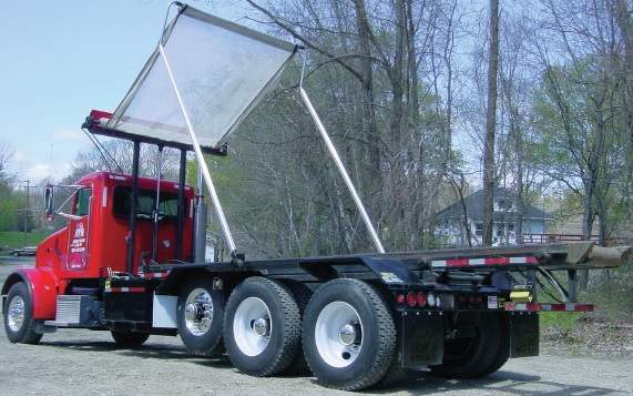 Pioneer HR1500PTO-AL Tarping System for Hooklift and Rolloff Trucks (Aluminum)
